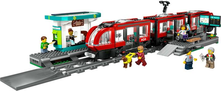 Actual product image LEGO Tram with stop (60423, LEGO City)