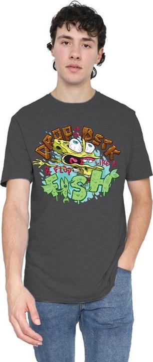 Actual product image Spongebob Squarepants Unisex Adult Drop And Flop T-Shirt (S)