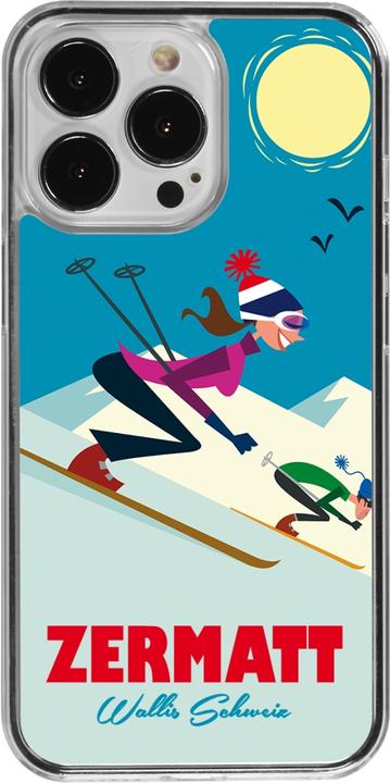 Produktbild PhoneLook Hülle transparent Zermatt Ski Downhill (Apple iPhone 13 Pro)