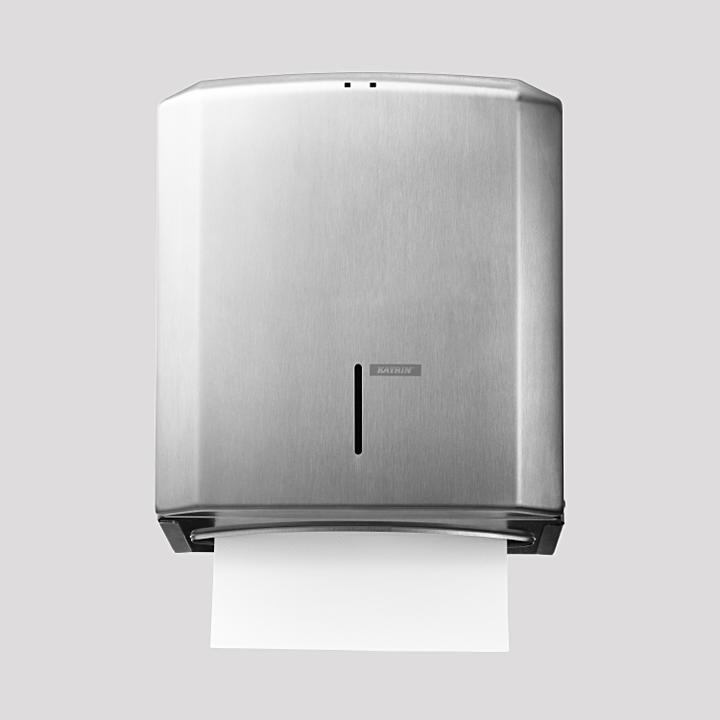 Actual product image Katrin Folded towel dispenser Stainless Steel