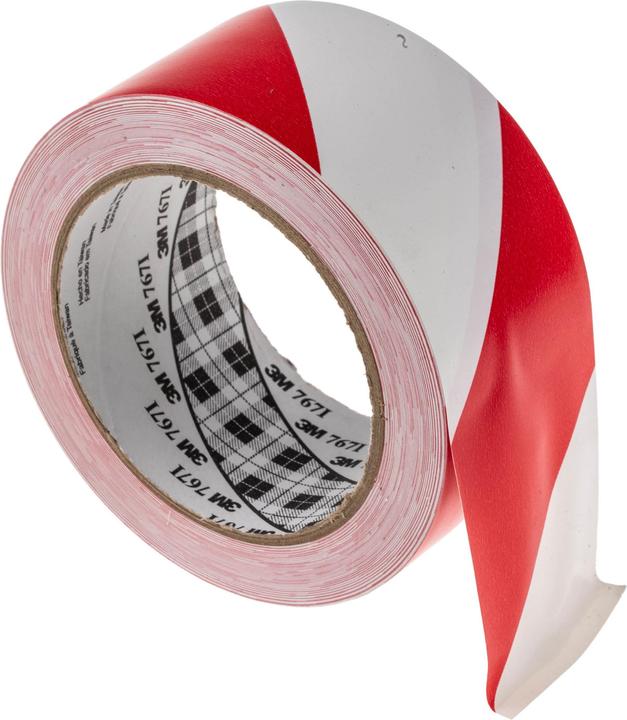 Immagine prodotto 3M Scotch 767 Nastro per marcatura in vinile rosso, bianco Nastro per marcatura pavimenti, spessore (50 mm)