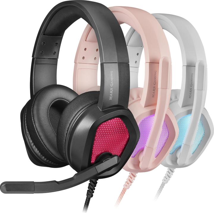 Produktbild Mars Gaming Casque Micro Gamer Mh320 RGB (Noir) (Kabelgebunden)