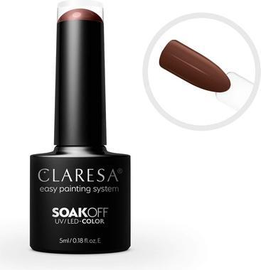 Actual product image Claresa Soak Off UV/LED Brown hybrid polish 304 5g (5 ml)