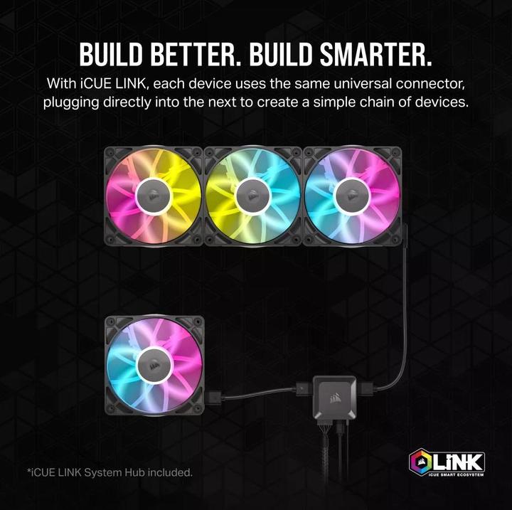 Produktbild Corsair iCUE LINK RX140 (140 mm, 2 x)