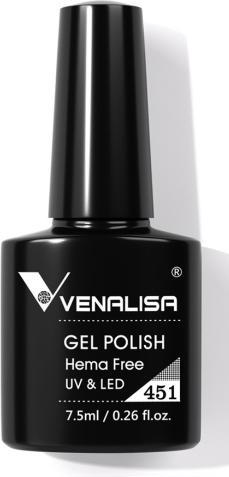 Image du produit Venalisa Vernis en gel 451 UV/LED (Vernis semi-permanent)