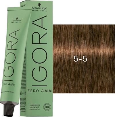 Immagine prodotto Schwarzkopf Igora Zero AMM - 5-5 Marrone chiaro Oro (5-5 Oro marrone chiaro)