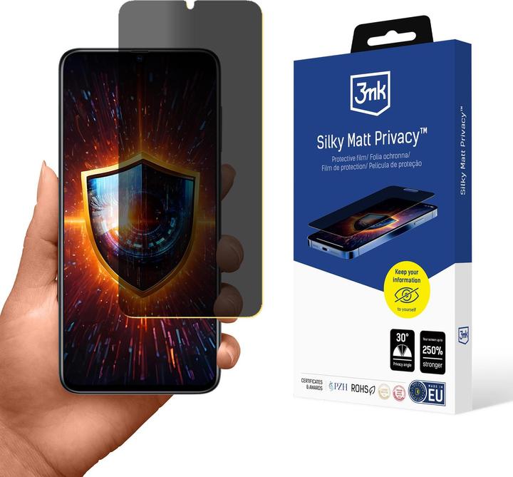 Image du produit 3MK Folia ochronna prywatyzujÄ ca matowa Silky Matt Privacy na Samsung Galaxy A70 (Samsung Galaxy A70)
