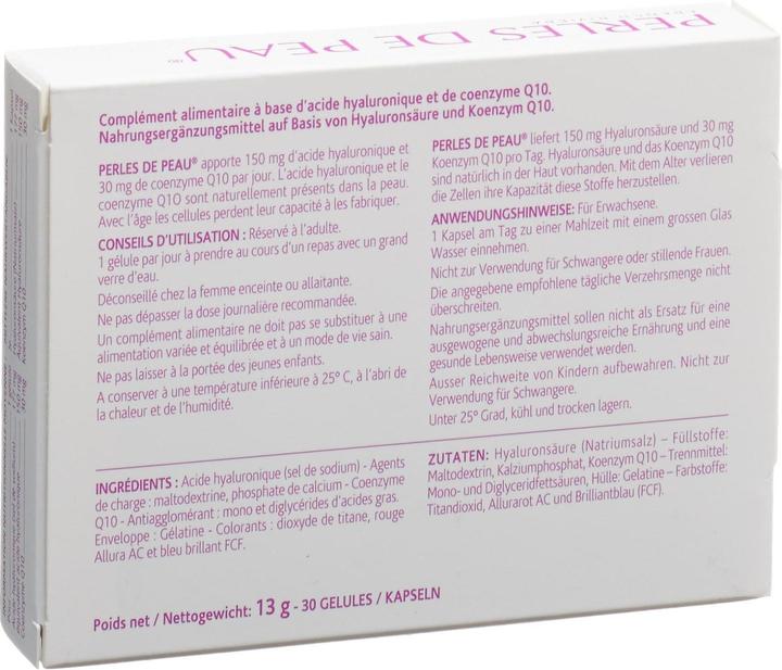 Image du produit Arkopharma Perles de Peau Hyaluronsäure + Q10 Kapseln (30 pièce(s), Capsules, 37 g)