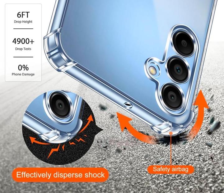 Image du produit Screenguard Samsung Galaxy A15 5G Coque Crystal Soft Airbag Bumper (Samsung Galaxy A15 5G)