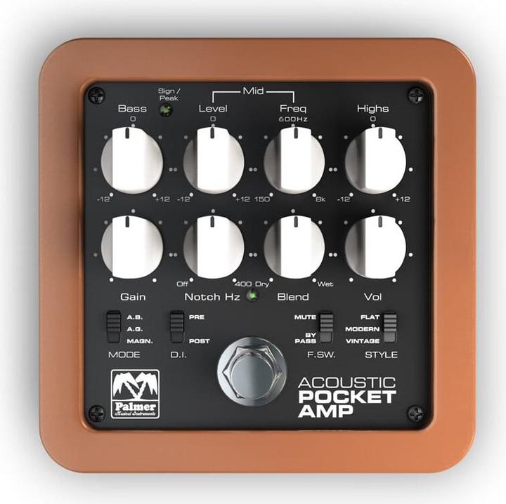 Palmer Audio POCKET AMP ACOUSTIC Portabler Preamp (E-Gitarre)