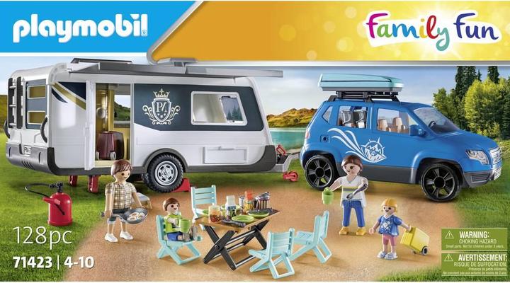 Actual product image Playmobil 71423 Caravan with car (71423, Playmobil Family Fun)