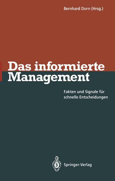 Produktbild Das informierte Management (Bernhard Dorn, 2012)