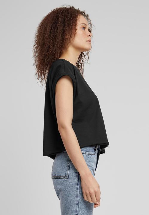 Actual product image Urban Classics Ladies Organic Open Edge Tee - 126809 (5XL)