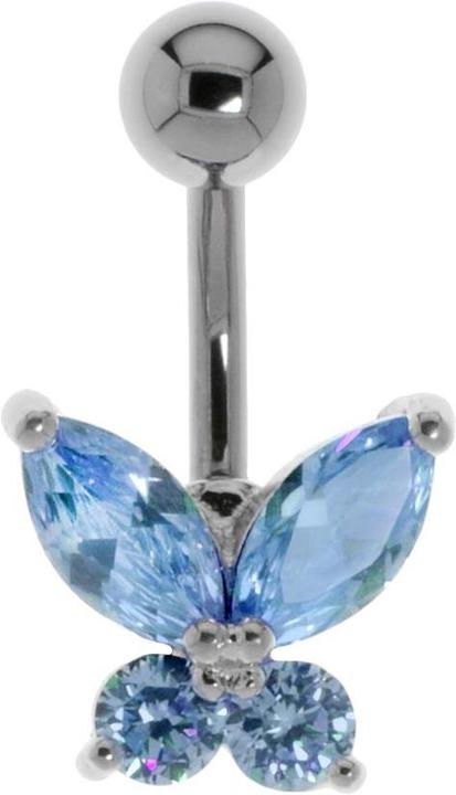 Image du produit Bijouteria Piercing nombril (Acier inoxydable, Laiton, Cristallin)