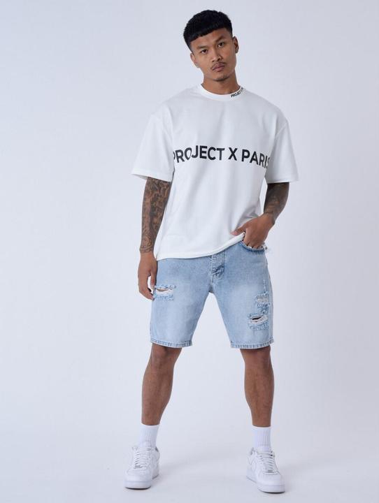 Immagine prodotto Project X Paris pantaloncini jeans effetto strappato (34)