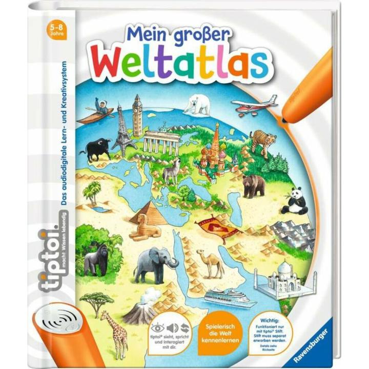 Immagine prodotto tiptoi Il mio grande atlante del mondo (Tedesco, Frisona inca, Costanze Schargan, 2013)