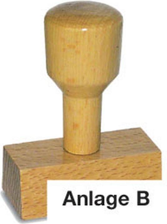 Produktbild Neutral Holzstempel
