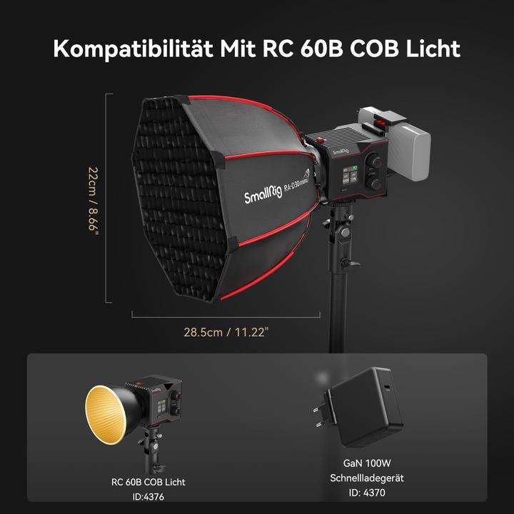 Produktbild SmallRig RA-D30 (Softbox, 29 cm)