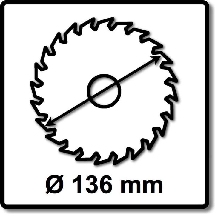 Immagine prodotto Bosch Professional Zubehör Lama circolare a batteria Expert per legno, 136 x 1,5/1 x 20, 24 denti
