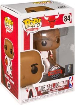 Actual product image Funko NBA Legends POP! Sports Vinyl Figure Michael Jordan (Bulls White Warmup) Exclusive 9 cm