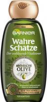 Garnier Wahre Schätze Shampoo mythische olive, 250ml Flasc (250 ml, Flüssiges Shampoo)