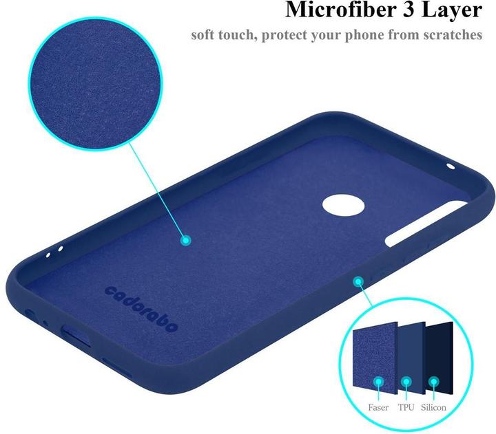 Actual product image Cadorabo TPU Liquid Silicone Case Cover (Huawei P40 Lite E)