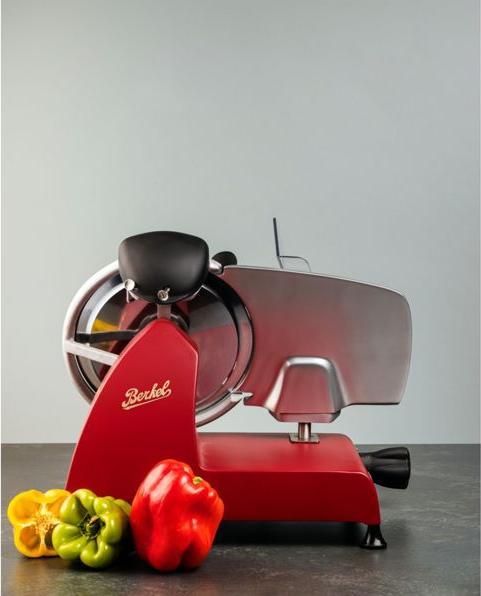 Immagine prodotto Berkel Affettatrice Red Line 250 rossa opaca con lama in acciaio da 250 mm