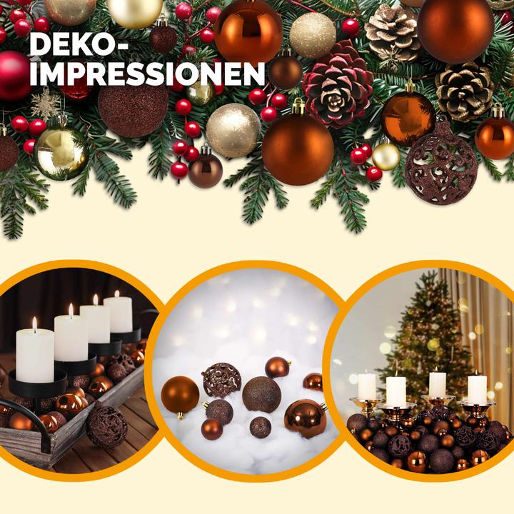 Produktbild Deuba Weihnachtsbaumkugeln (100 -teilig)