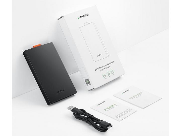 Immagine prodotto Ugreen Custodia per harddisk USB 3.0 SATA SSD con cavo MicroUSB 3.0 (2.5")