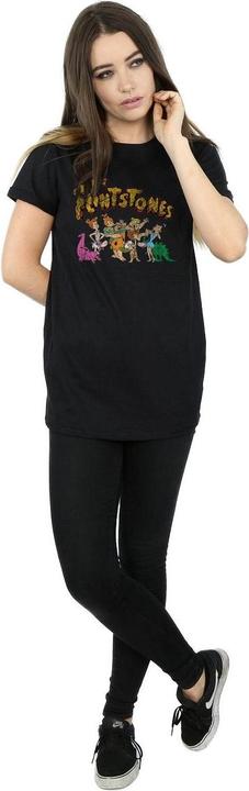 Image du produit The Flintstones - T-shirt GROUP DISTRESSED - Femme (XL)