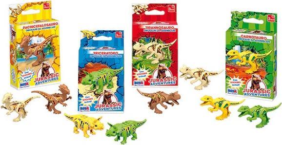 Actual product image Rs Toys Dinosaurs To Assemble Jurassic Adv 4 Ass.