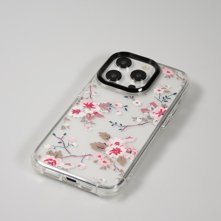 Produktbild PhoneLook Hülle Straffes Gummi Silikon mit verstärkten Ecken blühende Kirschblüte (Apple iPhone 14 Pro)