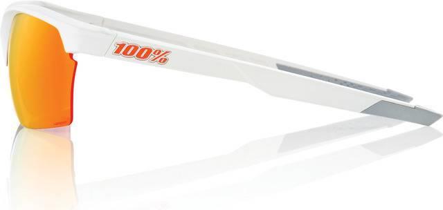 Produktbild 100% Sportcoupe (Matte White, Hyper Red Multilayer Mirror)