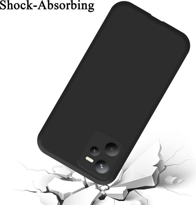 Actual product image Cadorabo TPU Liquid Silicone Case Cover for Realme C35 / Narzo 50A PRIME (Realme C35, Realme Narzo 50A Prime)