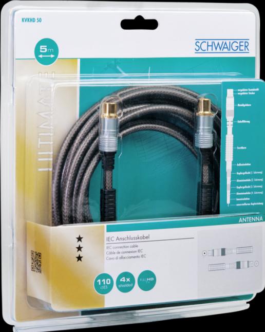 Produktbild Schwaiger Antennen Anschlusskabel (110 dB, Antennenkabel)