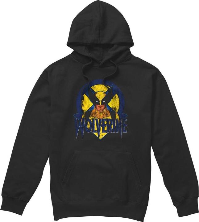 Immagine prodotto X-Men Felpa con Cappuccio Wolverine Retrò Uomo (M)