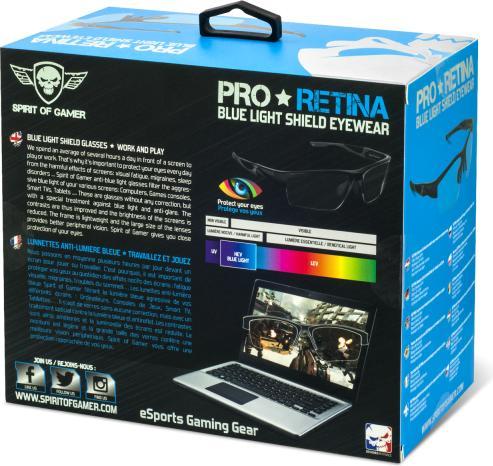 Productafbeelding Spirit Of Gamer Lunettes Pro Retina