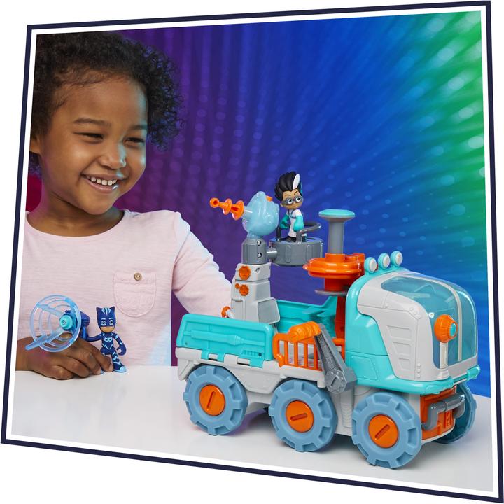 Image du produit PJ Masks Jouet préscolaire Romeo's Robot Lab, véhicule 2-en-1 et Ro