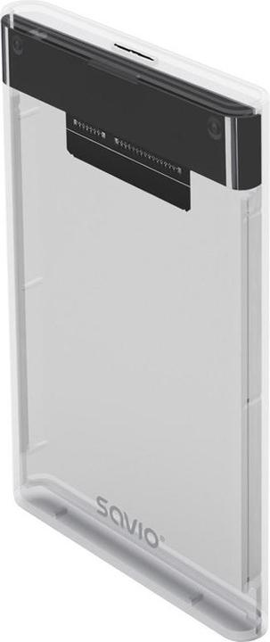 Immagine prodotto Savio 2,5 custodia esterna per HDD/SSD USB 3.0 trasparente AK-66 (2.5")