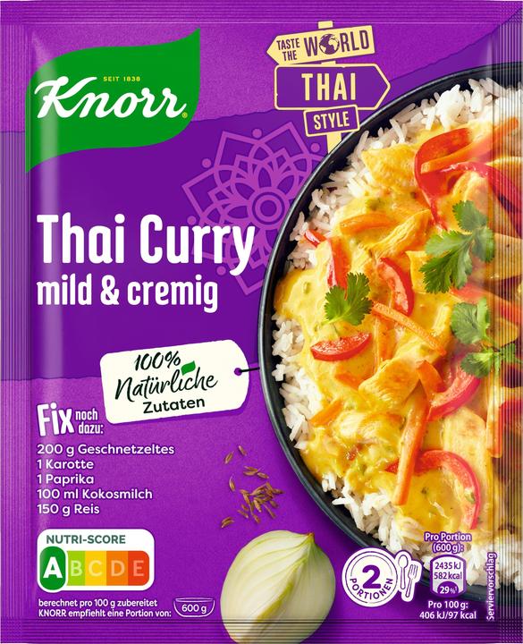 Immagine prodotto Knorr Aggiusta il Curry Thai (30 g)