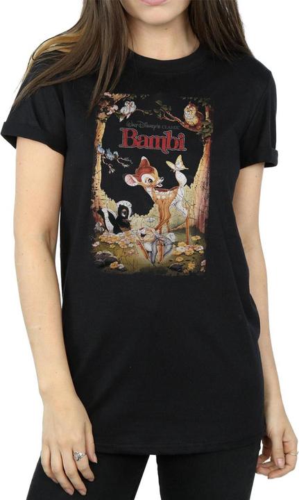 Immagine prodotto T-shirt boyfriend en coton à l'effigie de l'affiche Femmes/Ladies (S)