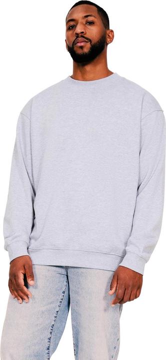 Universal Textiles Sweatshirt aus ringgesponnener Baumwolle mit verlängertem Ausschnitt in Übergrösse