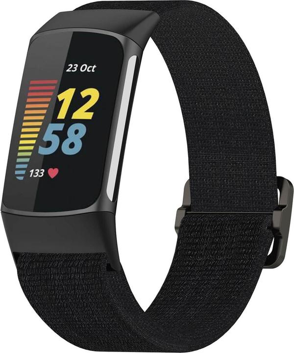 Actual product image Cover-Discount Fitbit Charge 6 - Nylon fabric replacement strap (Nylon)
