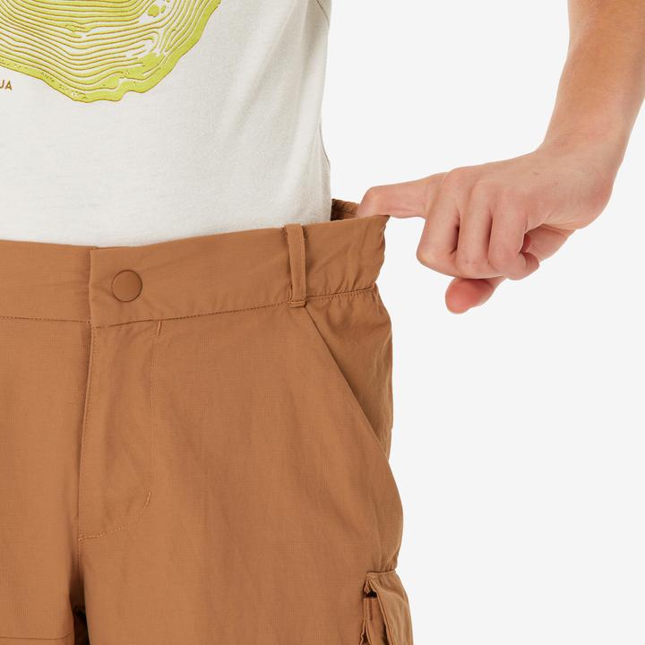 Produktbild Quechua Wanderhose Zip-Off-Hose MH500 Kinder Gr. 122–170 braun (140)