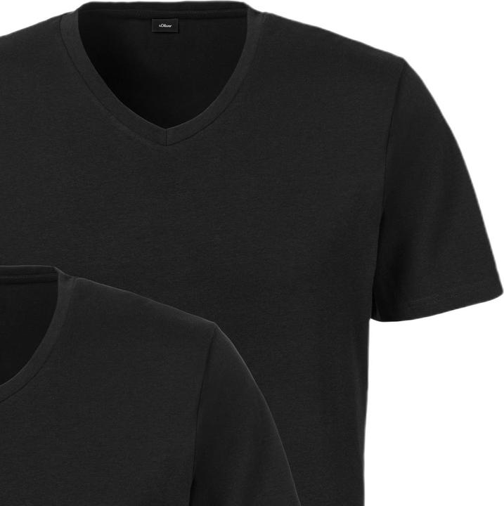 Produktbild S.Oliver 4er Pack Basic Unterhemd / Shirt Kurzarm (XXL)