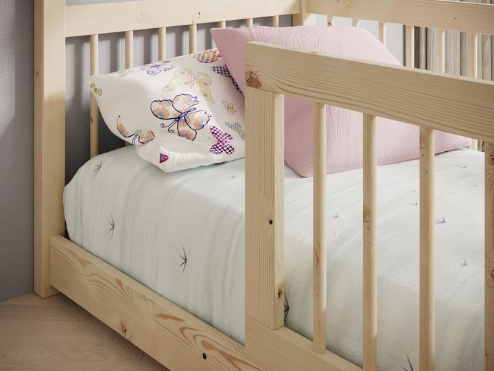 Image du produit ADRK Furniture Graja Lit de maison avec matelas (140 x 70 cm)