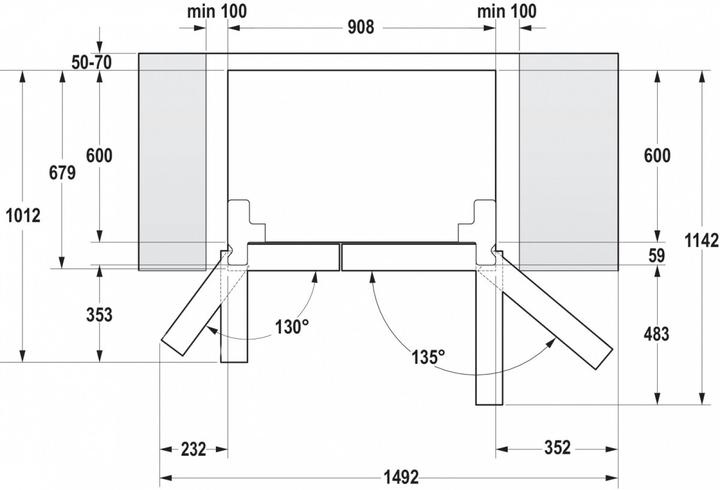 Produktbild Gorenje Nrs9evx (562 l)