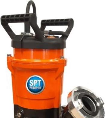 Produktbild Sydvesta Entre. pumpe SPT 750 r/w 3" - Løftehøjde 18 m. - 350 l/min - 750w - 230V - 10m kabel
