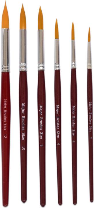 Actual product image Betzold Painting brush set with 6 pieces