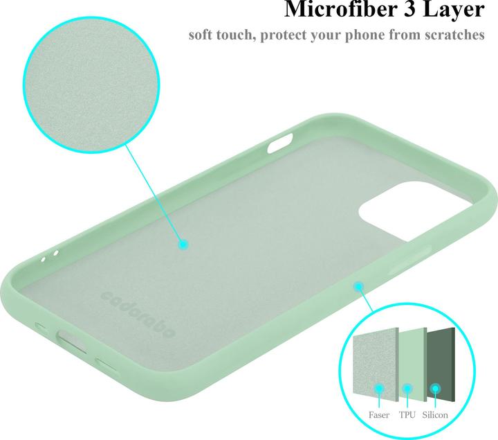 Actual product image Cadorabo TPU Liquid Silicone Case Cover (Apple iPhone 12 mini)